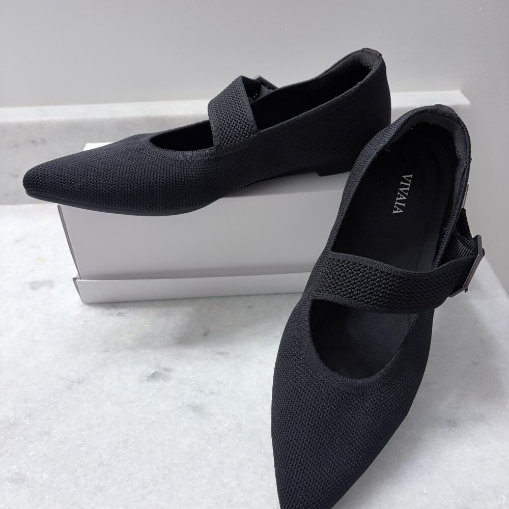 Vivaia - Pointed Toe Mary Jane Flats (Maria)